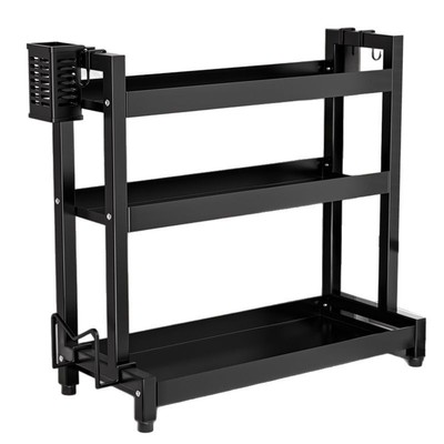 厨房置物架调料架小台面调味架酱油瓶油盐酱醋佐料厨房用品收纳架