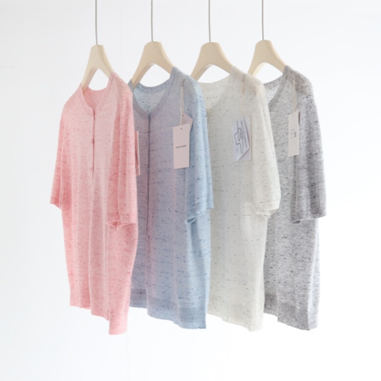 Colorful Yarn One-Line Ready-To-Wear Single-Breasted Short-Sleeved Knitted Cardigan Top for Women 25 New Lightweight Wool Blend Jacket