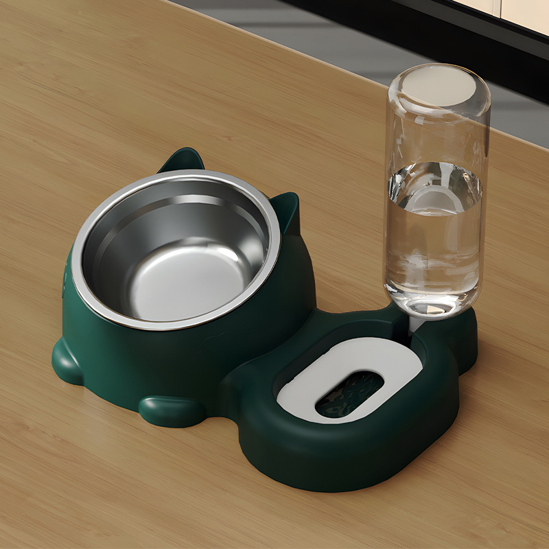 짙은 녹색/경사형 목 보호대 - 강아지/고양이 겸용 --- 올해 꼭 사야 할 아이템