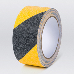 Cross-border frosted anti-slip adhesive tape for stairs, special wear-resistant anti-slip tape, black and yellow printed anti-slip adhesive tape