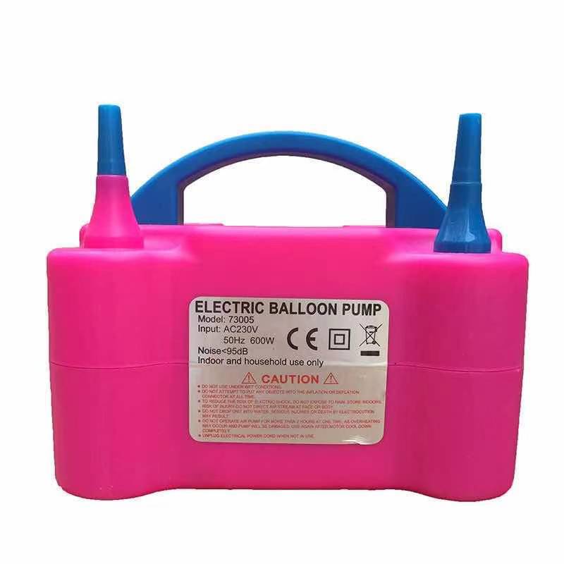 Inflador de globo inflador de boquilla plana para soplar bolas eléctricas de bolas de bolas