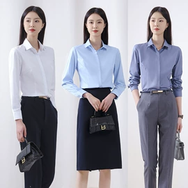 羽绒服;女式衬衫;职业女裤套装