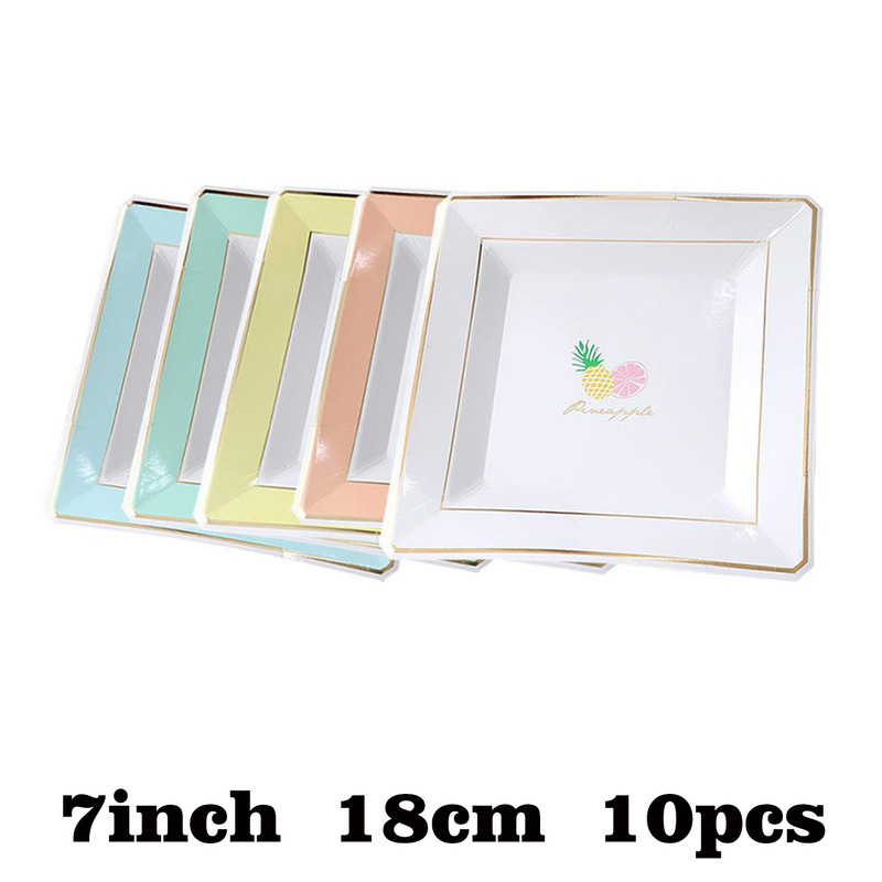 一次性纸盘卡通彩色餐盘生日派对蛋糕盘子圆盘甜品盘活动聚会餐具|undefined