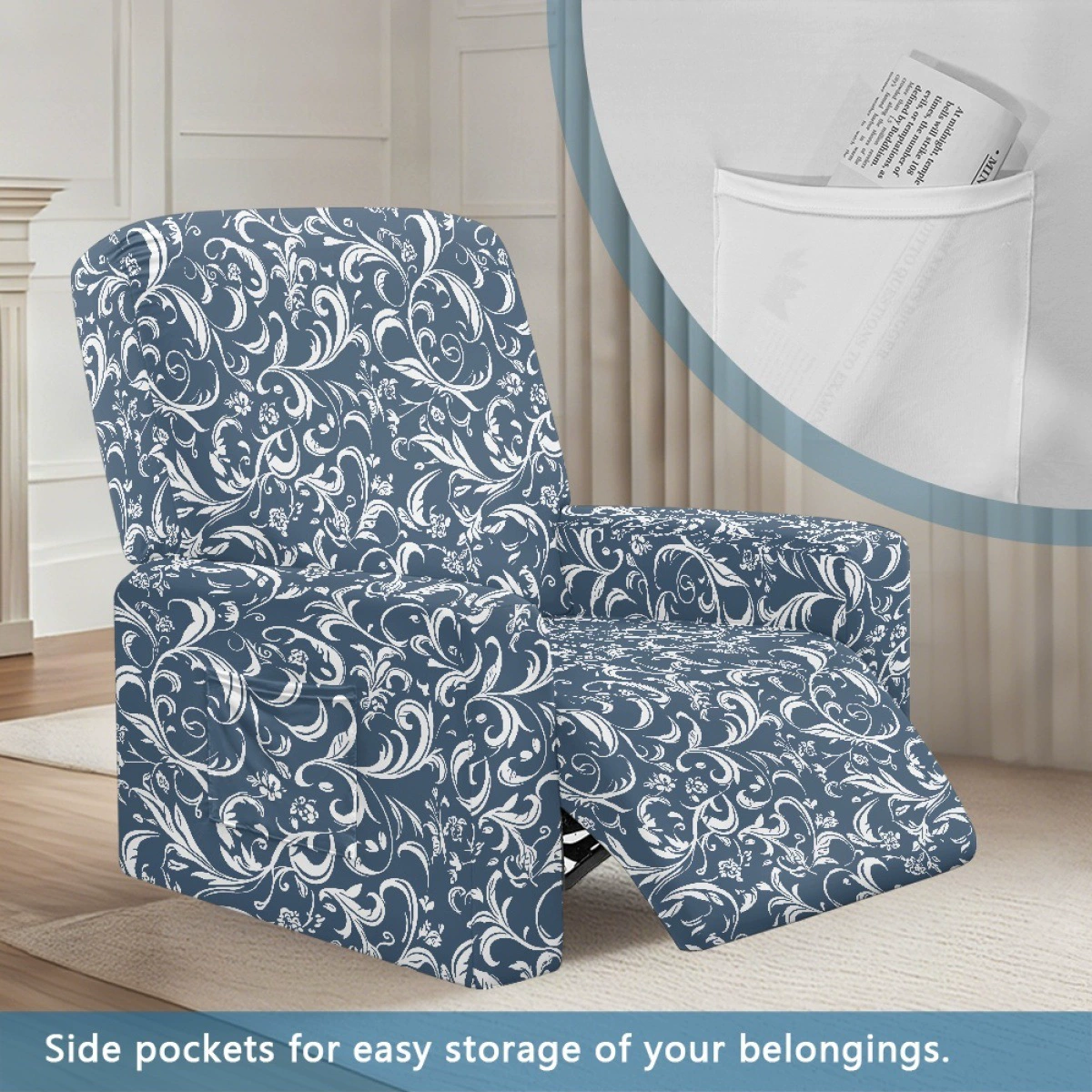 Чехол для кресла с цветочным принтом в европейском и американском стиле, эластичный чехол для кресла Amazon, самый продаваемый чехол для стула из полиэстера с изображением, цельная печать и доставка, украшение