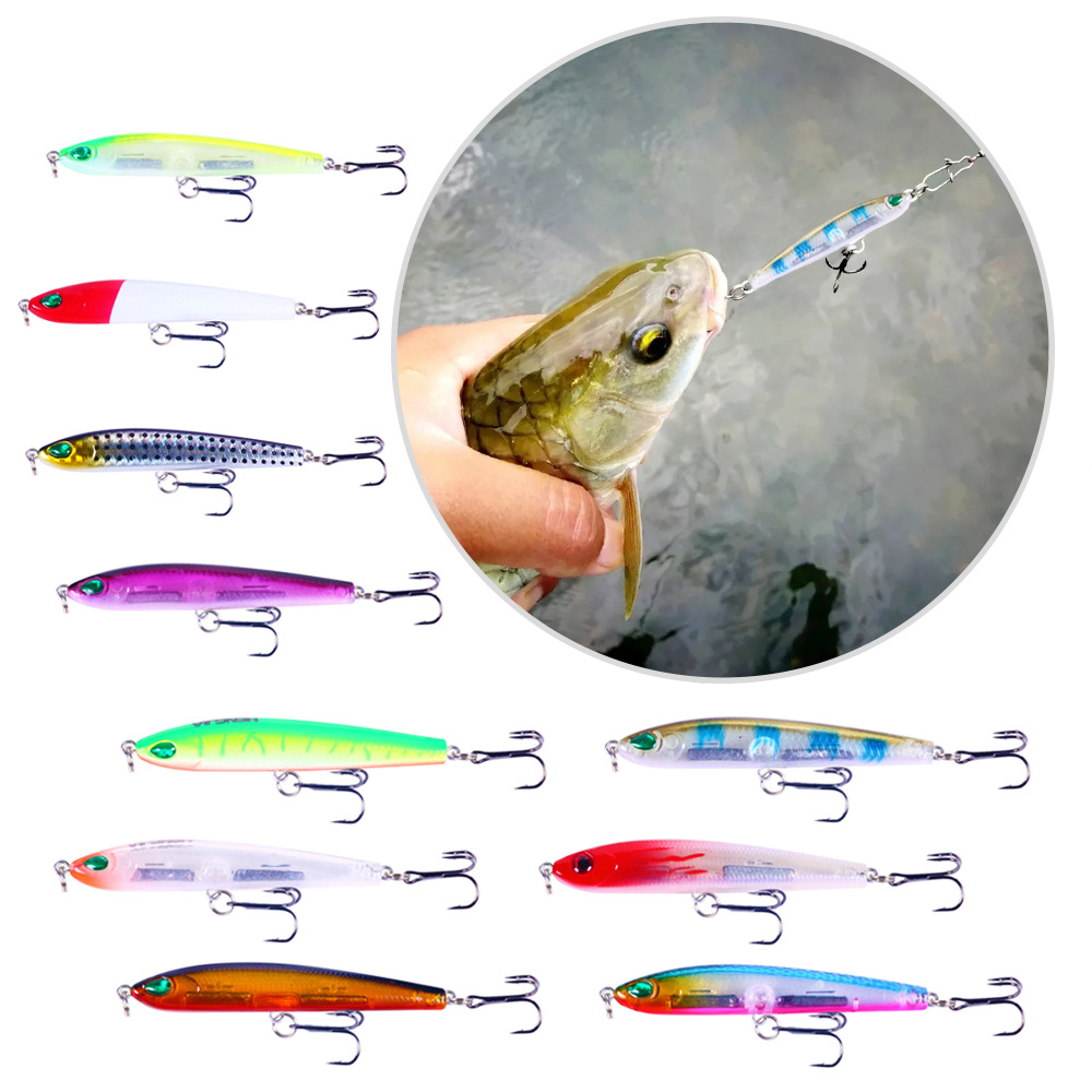 Suspending Minnow Lures Hard baits Fresh Water Bass Swimbait Tackle Gear