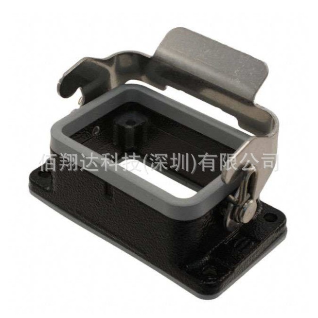 HARTING 09370060301 H6B耐腐蚀黑色 H6B原装正品外壳