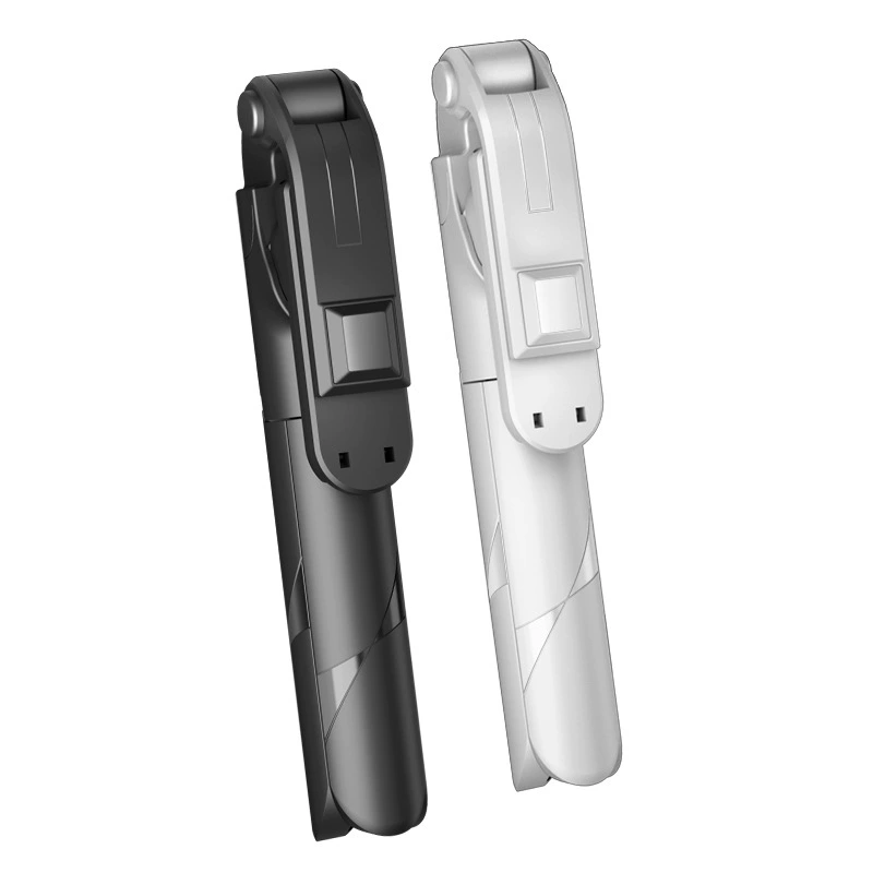 Телескопический штатив для телефона и селфи-палка, подсветка, Bluetooth-пульт, 0,7–1 м