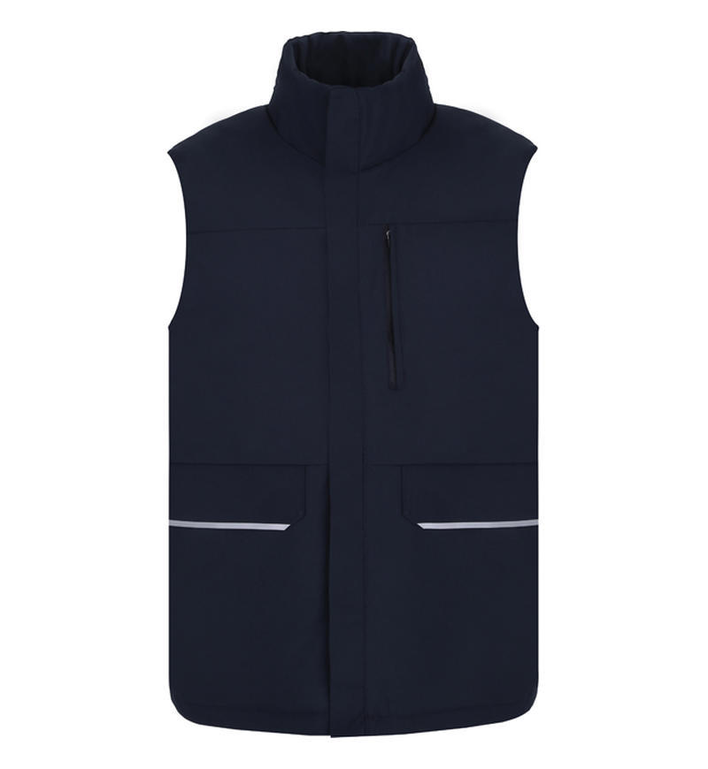 네이비 파카 조끼