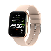 P25 新款智能手表健身運動計時藍牙鬧鍾音樂實時天氣長方形禮物