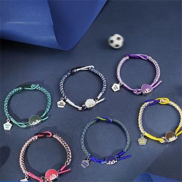 《蓝色监狱》周边衍生手链饰品DIY编织手链热血动漫周边学生礼物