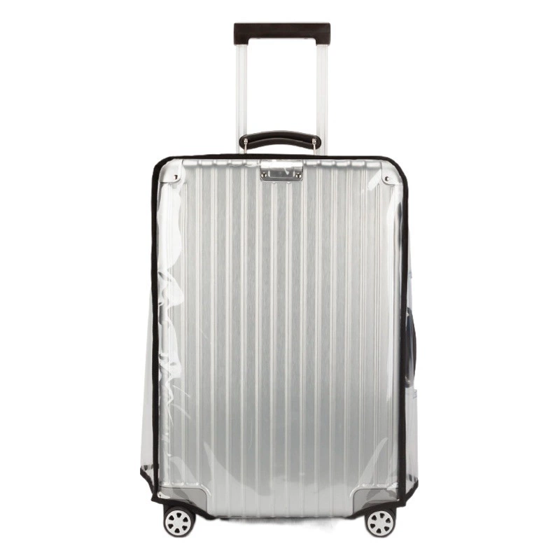 Прозрачный чемодан на колесиках из ПВХ, багажный чехол, защитный чехол, кожаный чехол, пылезащитный чехол, универсальный износостойкий оптовый 20 24