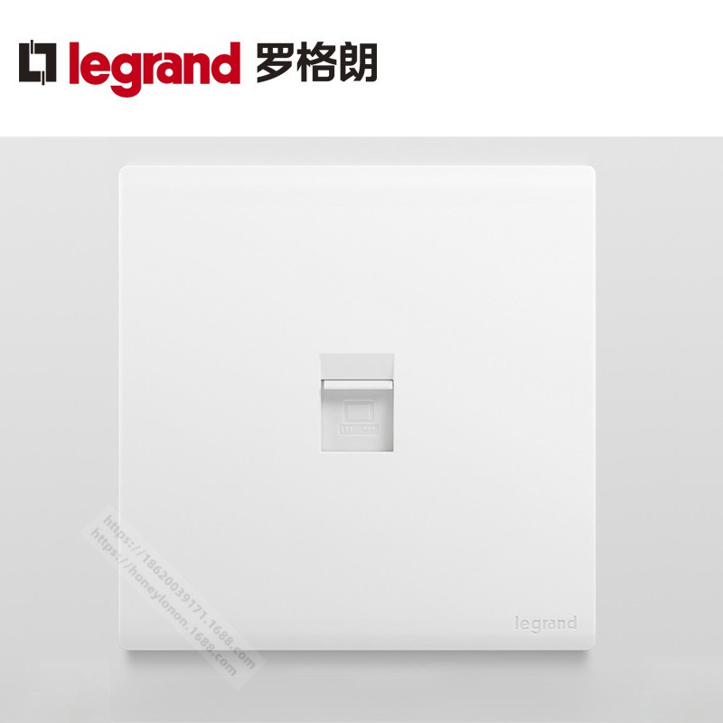 Legrand/罗格朗 简悦 电脑插_陶瓷白 F6R/C01