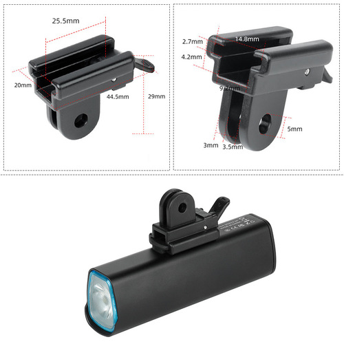 Plus Xuelong accessories bicycle light bracket light clip wire control H07P headlight light stand hanging bracket H03S helmet stand