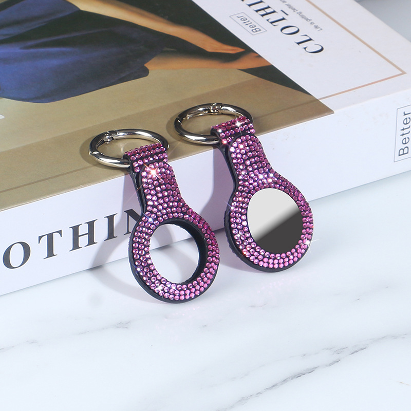 Airtag protective cover-double hole pink diamond