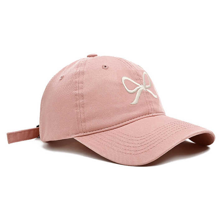 Arco sombrero de béisbol de mujer alta sensación pequeña cabeza bordada algodón blando superior transfronteriza sombrero de lengua de pato personalizado