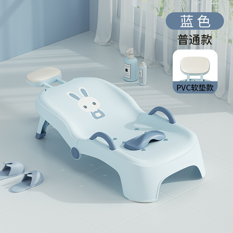 Silla de baño de cabello plegable para bebés lavabo de cabello doméstico para niñas lavabo de cabello para bebés