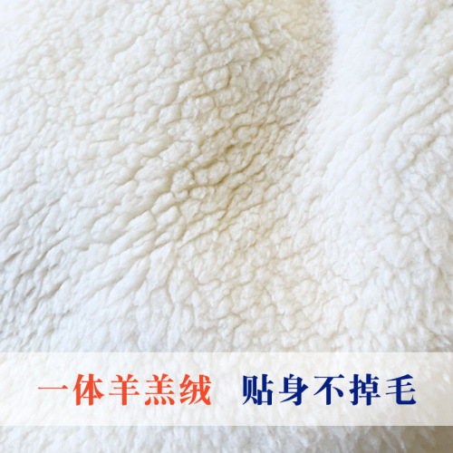 Children's Lamb Wool Sport Pants for Boys and Girls, Navy Blue School Uniform Pants, Winter Thicken Lined Straight Leg Sweatpants