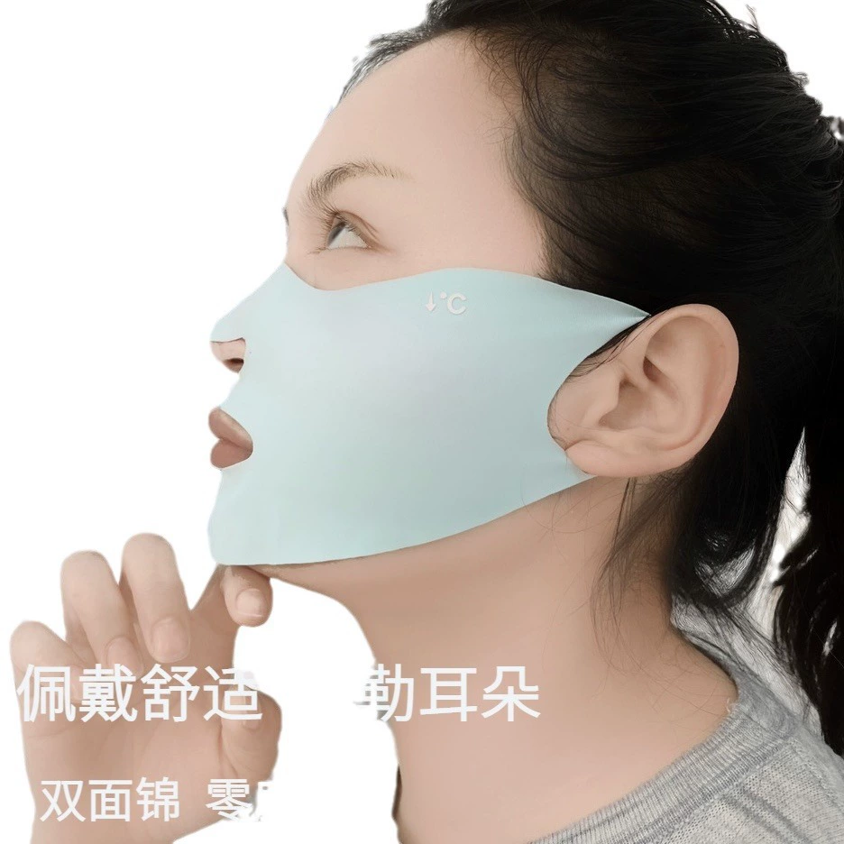 Breathable summer silk medical mask, thin face mask, new collection, sun protection