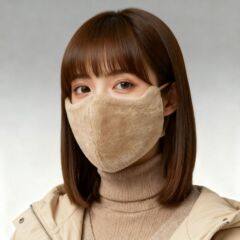 2025秋冬新款兔毛绒口罩加厚加绒电动车户外防风东北旅游保暖口罩