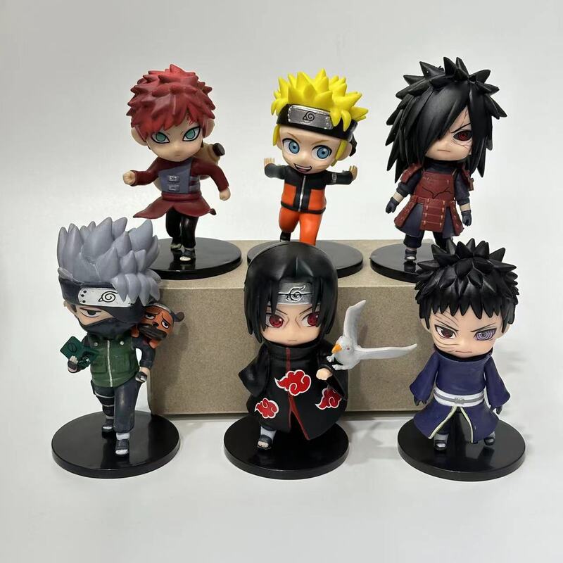 12 Generation Q Version 6 Naruto Handheld Naruto with Earth Cake Decoration Car Catch Doll Toy Ornaments