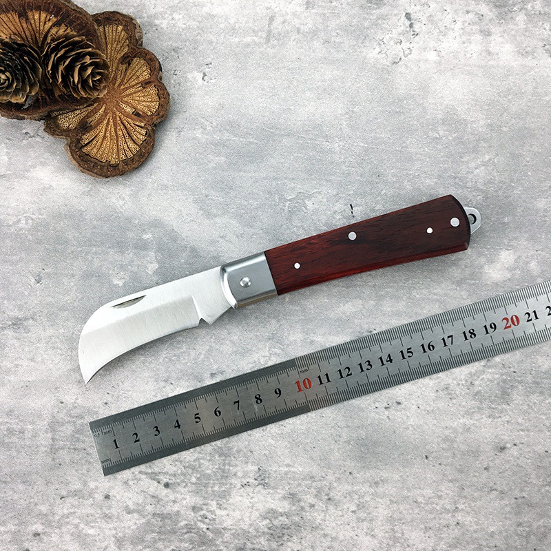 Acero inoxidable en stock herramientas de conexión de brotes de árboles frutales plegables portátiles al aire libre herramientas de jardín de frutas plegables