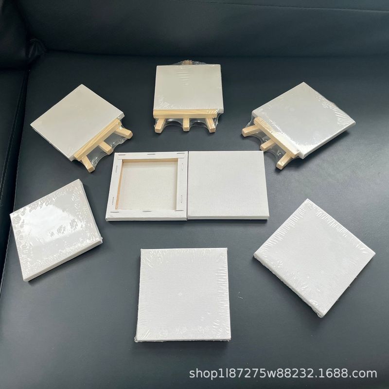 ミニ油絵フレーム10*10小画板画架セット子供アクリル絵画空白手描きメーカー直販|undefined