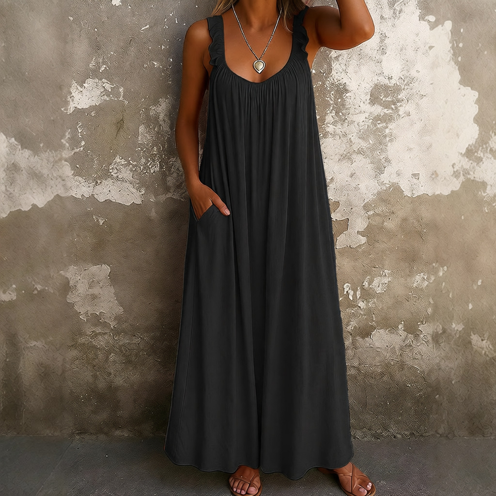 Women's Clothing Women's Casual Camisole U Neck Regular Fit Multi Color Dress For Formal & Casual For Women_ecoleips.com