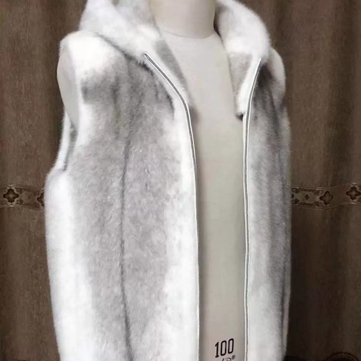 Winter vest, jacket with hood