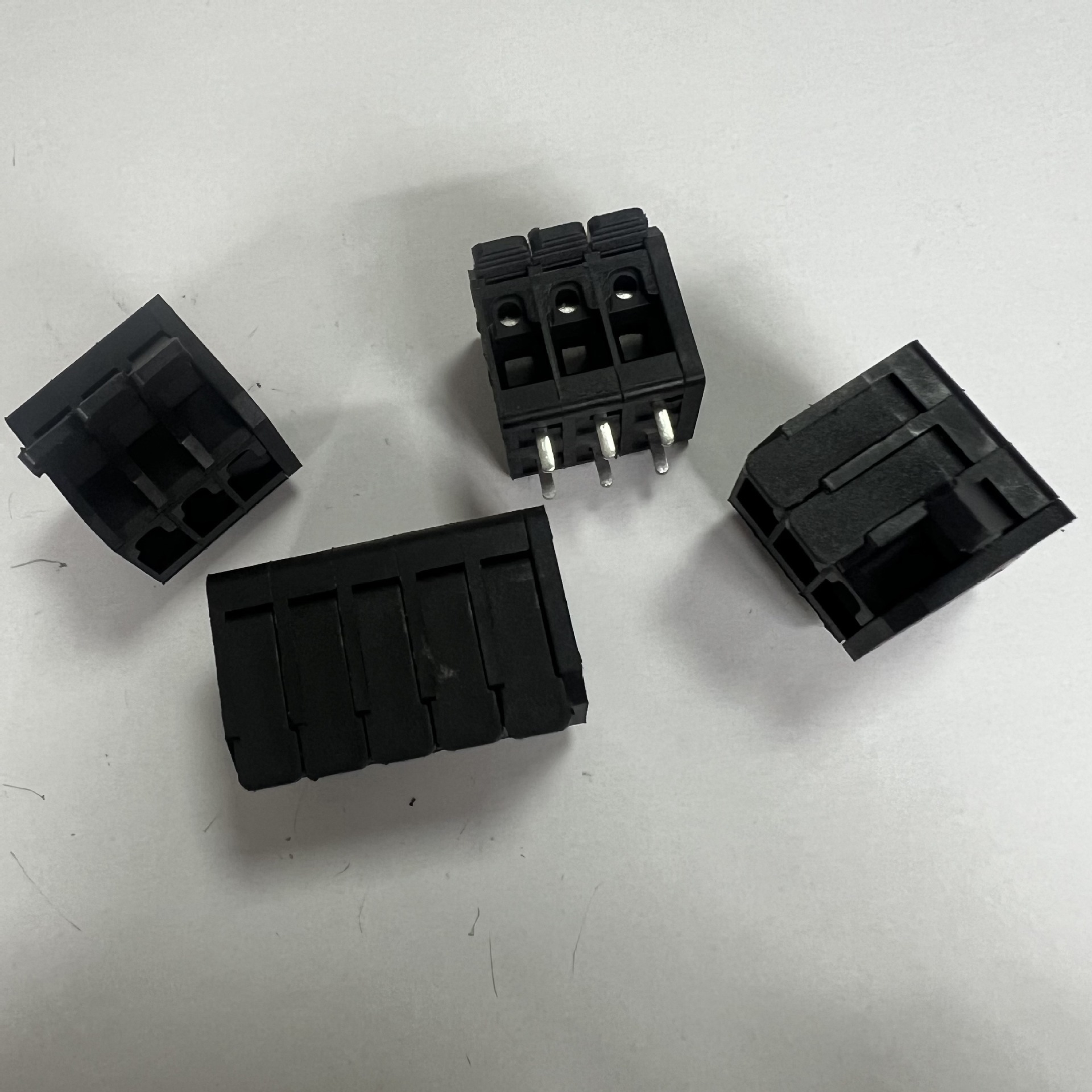 PCB弹簧端子5.0间距开关电源用安压端子小间距 安扣式PCb端子