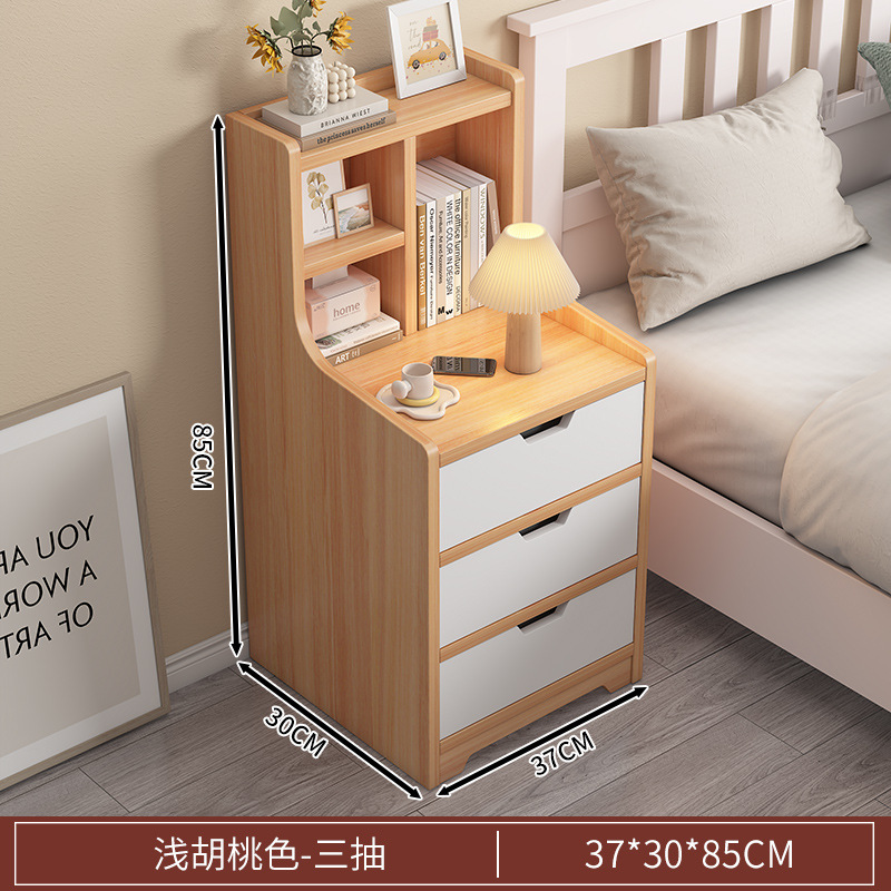 Mesa de cabecera simple y moderna cabecera multicapa de almacenamiento armario especial simple y multifuncional de ensamblaje de dormitorio cabecera de cama