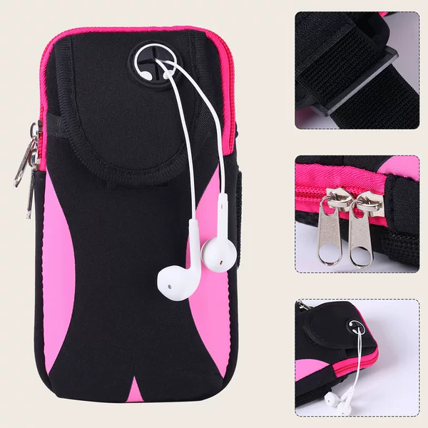 Sports Outdoor Arm Bag, Mobile Phone Arm Strap, Multi-Functional Heat-Printed Bag, Men's and Women's Running Fitness Bag, Factory Direct Sales and Wholesale