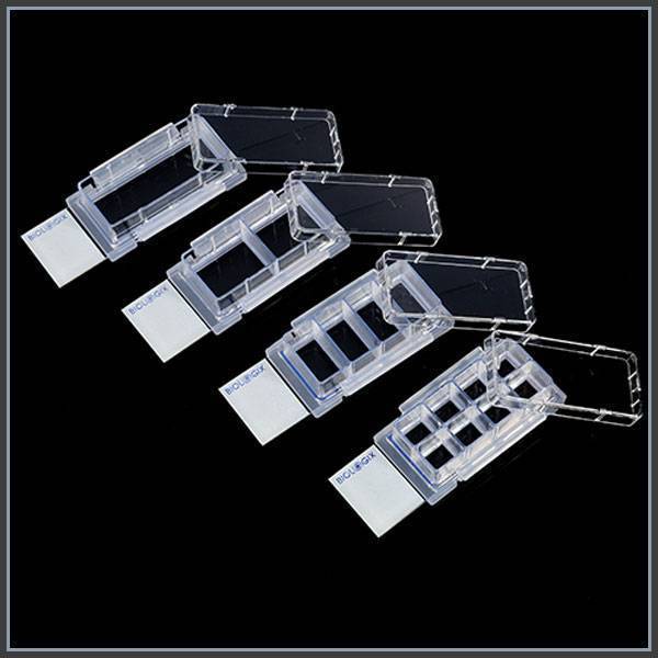 巴罗克 8室细胞培养玻片 滑动拆卸玻片 EO灭菌