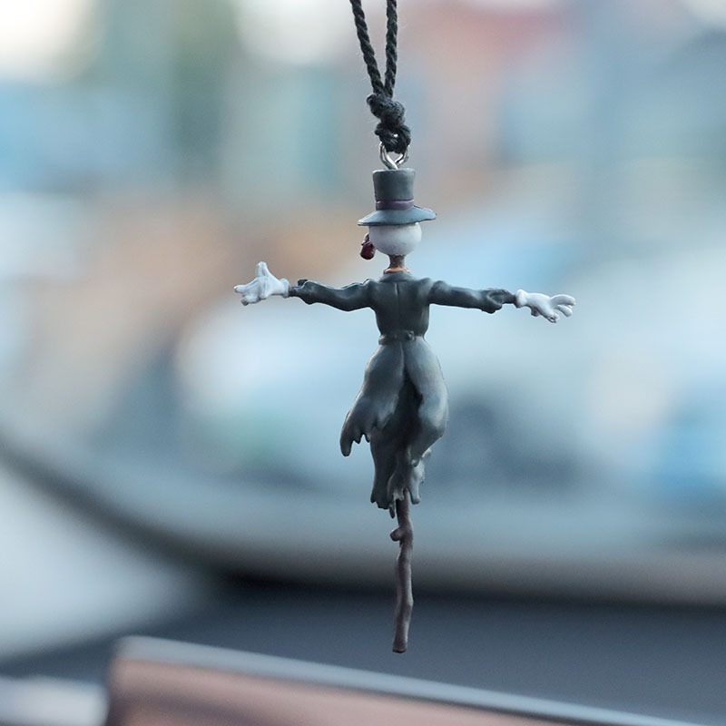 Cross-Border Scarecrow, Totoro, Buzz Lightyear Umbrella, Cute Ghost Car Decoration Supplies, Car Pendant, Decorative Pendant