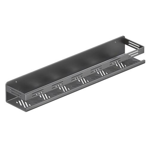 Kitchen spice rack, punch-free multifunctional spice supplies storage rack, stainless steel drain tray