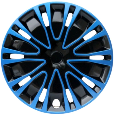 Hub cover: 14 15 16inch Universal Wheel - 12inch-bk-models-blue-and-black