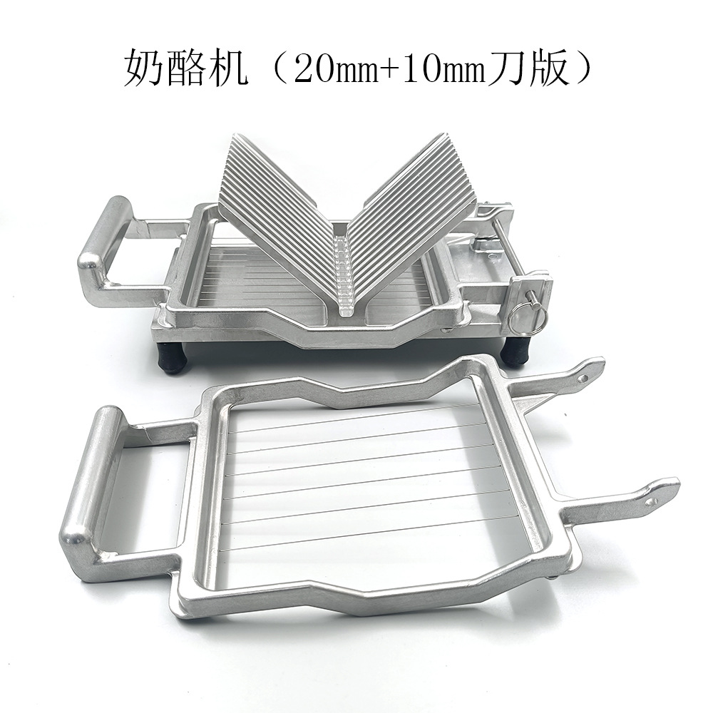 Pan queso Queso rebanadora comercial 304 cuchillo de acero inoxidable queso tostado multifunción manual rebanadora