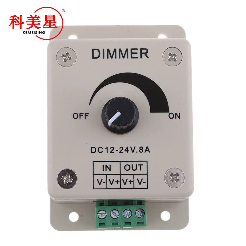 Производитель LED монохромный регулятор яркости ручной регулятор диммеры 8A лампа с DC 12v светодиодный контроллер