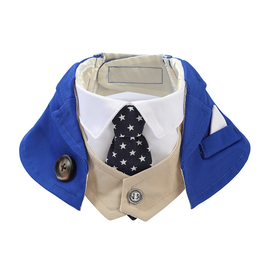 Accesorios para mascotas transfronterizos, ropa para mascotas, triangulares, traje, pajarita, gato, saliva, babero para perros, corbata, babero
