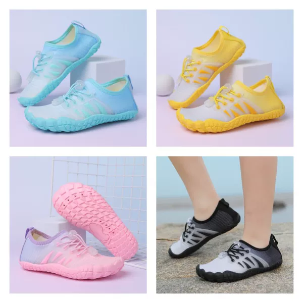 Outdoor Mountain Climbing Parent-Child Tracing Shoes Children's Beach Shoes Lightweight Five-Finger Shoes Diving Shoes Snorkeling Shoes Small Size Swimming Shoes