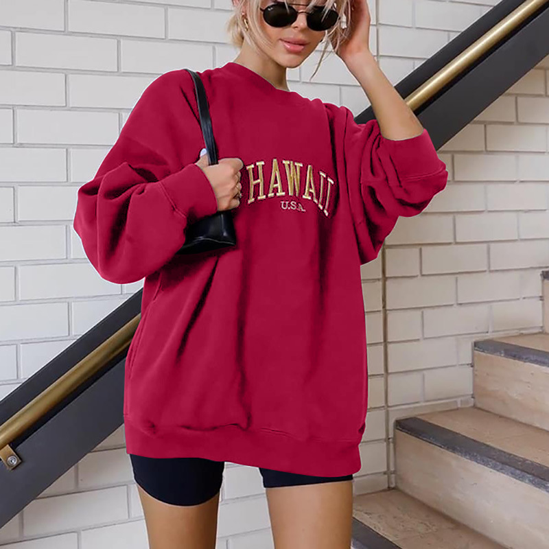 New Hot Sale Letters Printed Sweater NSGJ64395