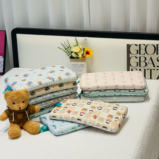 Cartoon Kidsren's Organic Memory Pillow Slow Rebound Cool Silk Memory Foam Pillow Pillow Core Suitable for Babies Aged 1 to 7 Years Old
