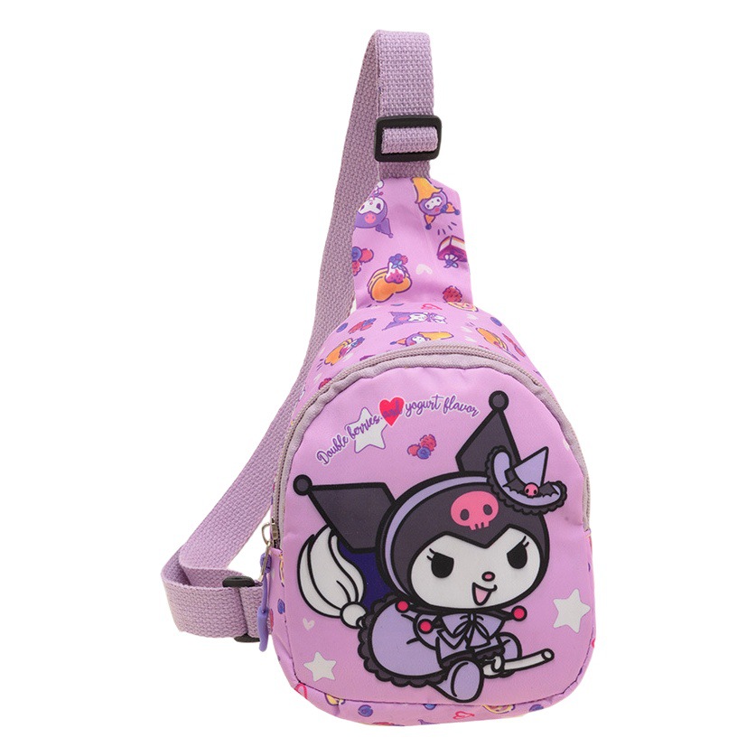 Foreign Trade Children's Chest Bag Trendy Cartoon Pattern Boys' Small Satchel Coin Purse Cute Girls' Shoulder Crossbody Bag Wholesale