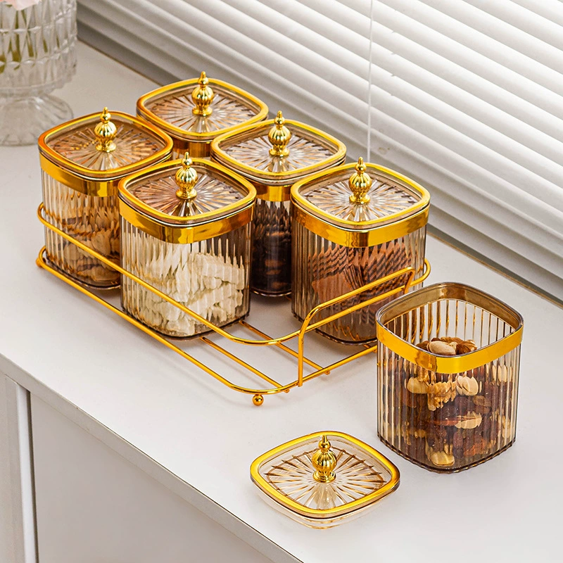 Герметичные банки для хранения зерна и круп, бытовые кухонные контейнеры для хранения продуктов, пищевые ведра для риса, пластиковые контейнеры для хранения закусок и чая.