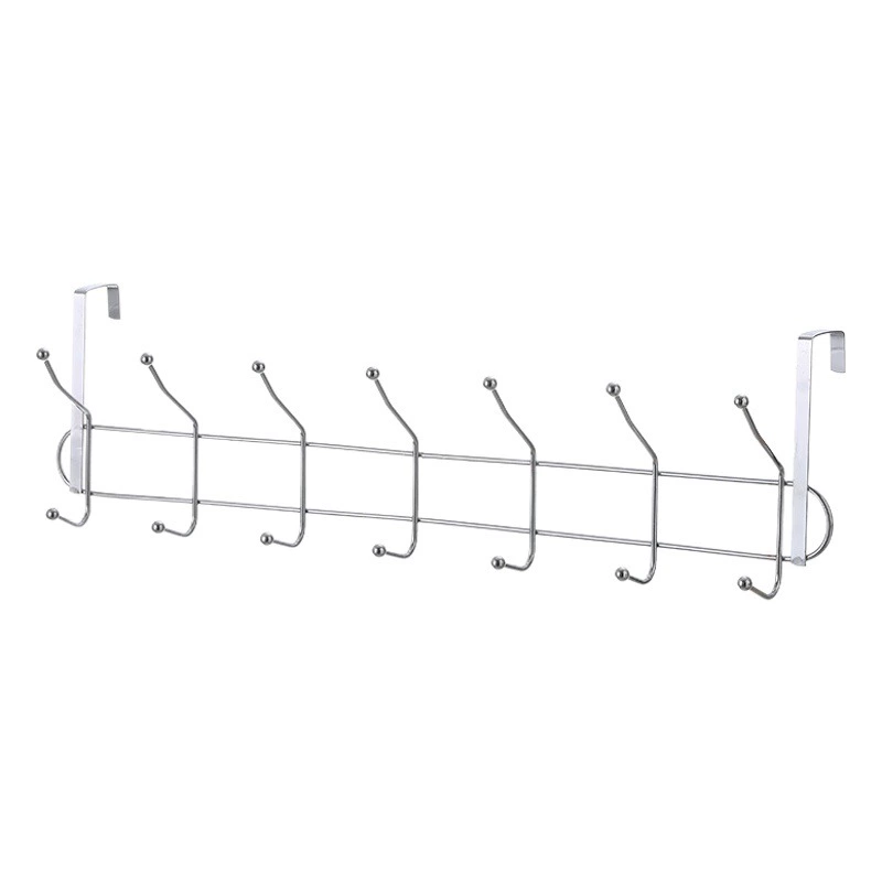 Двухслойный крючок за дверью кухня ванная комната без перфорации задняя Вешалка из нержавеющей стали креативная вешалка с несколькими крючками