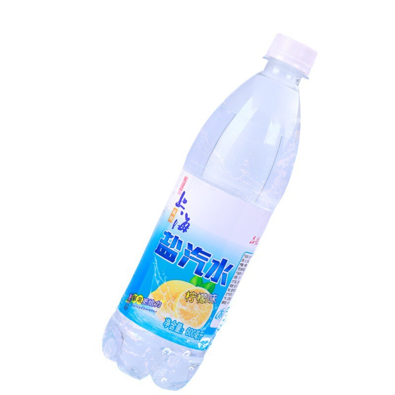 上海古風塩ソーダ レモン味 フルボックス 600ml×24本 砂糖不使用炭酸飲料 乾いた塩ソーダ|undefined