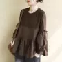 新款长袖大码宽松上衣