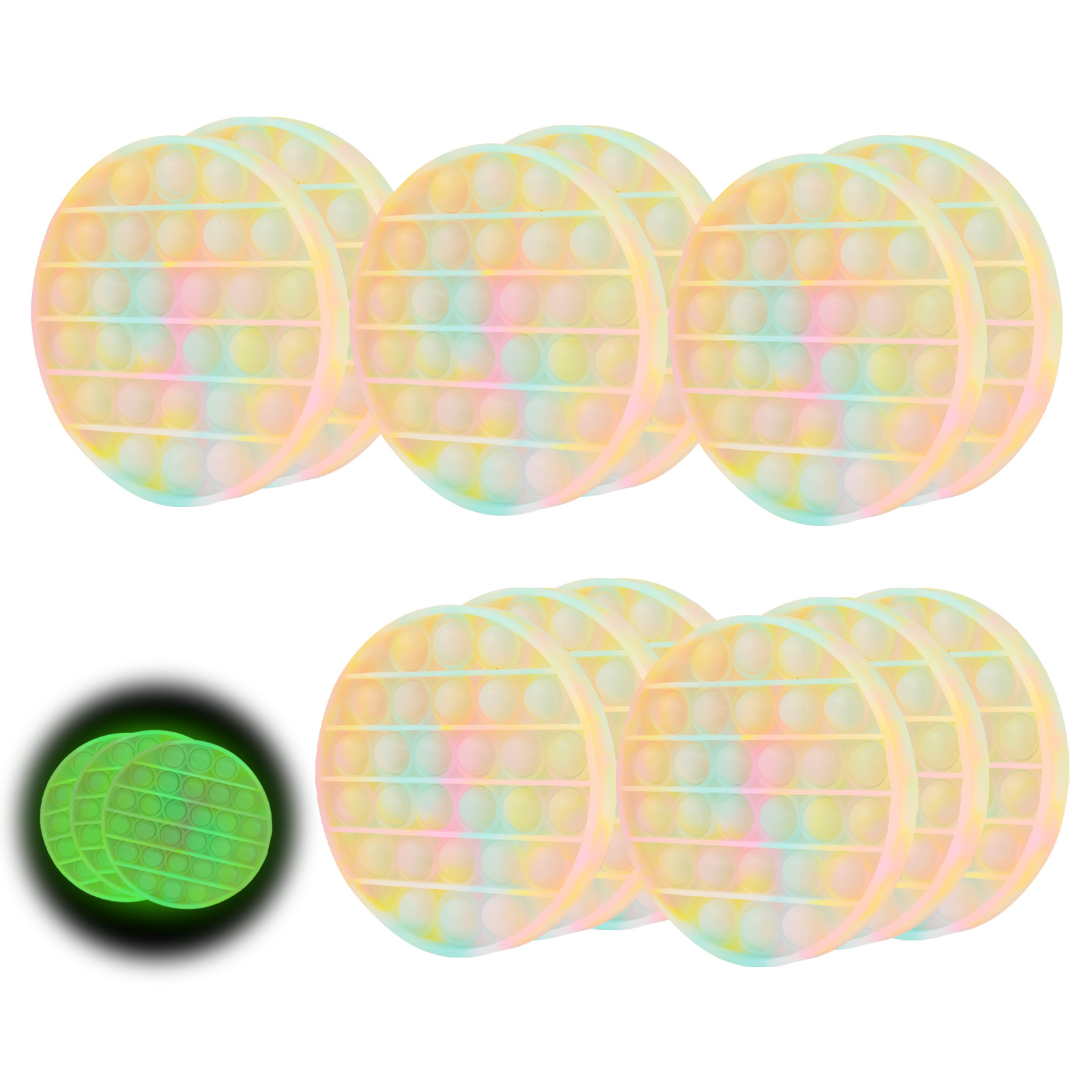 Asesino de ratas de venta caliente transfronteriza Pioneer Soy un maestro de escritorio luminoso de descompresión educativa juguete de burbujas aritmética mental para niños