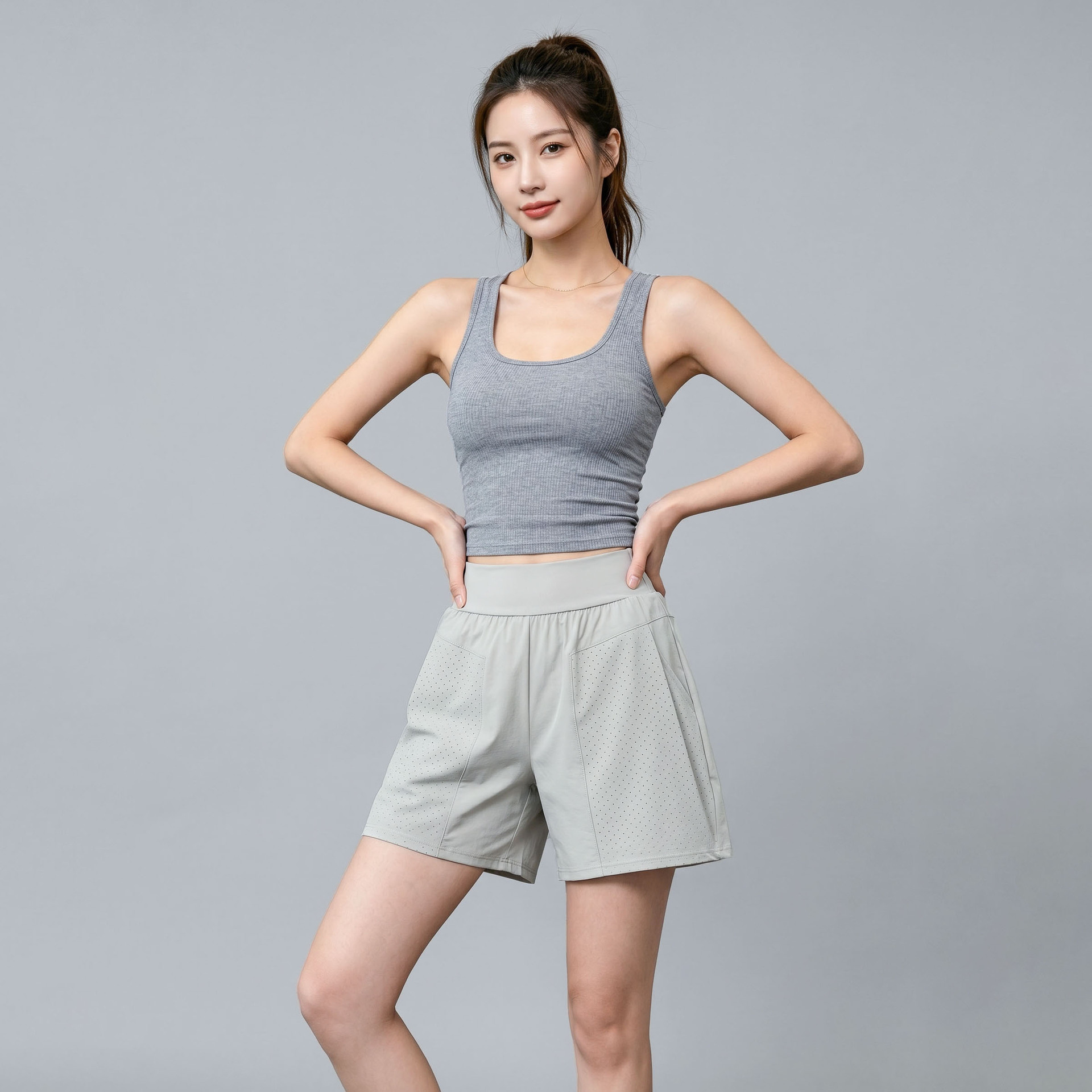 Summer Loose Fitness Running Shorts for Women, High-Waisted Slimming Sports Shorts, Breathable Quick-Dry Premium Yoga Shorts