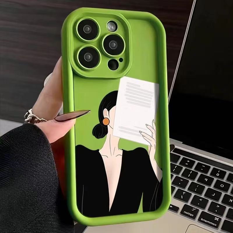 Funda para teléfono móvil iphone16pro para presidenta Apple 15 anti-caída 14pro13promax nuevo 12 personalidad