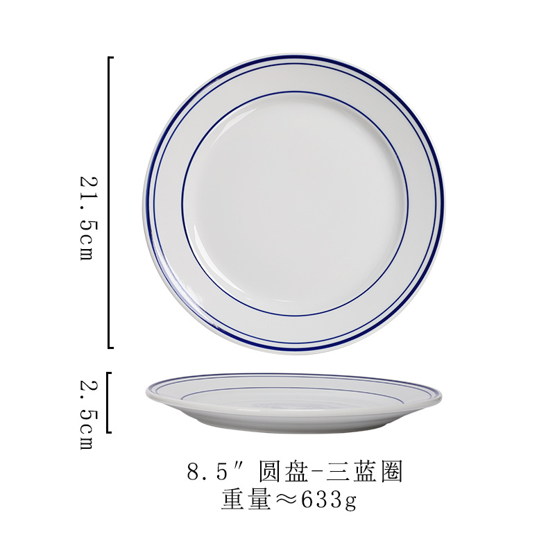 8.5inch개의 디스크-3개의 파란색 원